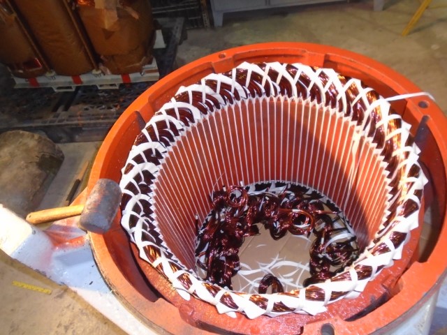 Rebobinaje motor